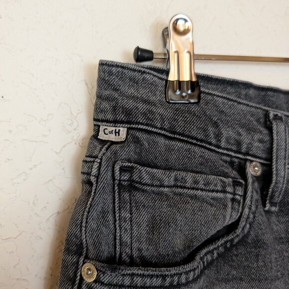 COH Jolene High Rise Straight Button Up Distressed Jean, Secrets Gray - Picture 5 of 13